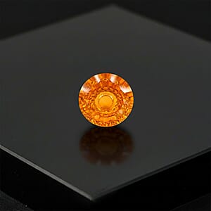 AAAA Brazilian Citrine Fire Flame Cut (Rnd 14 mm) 8.50 ctw