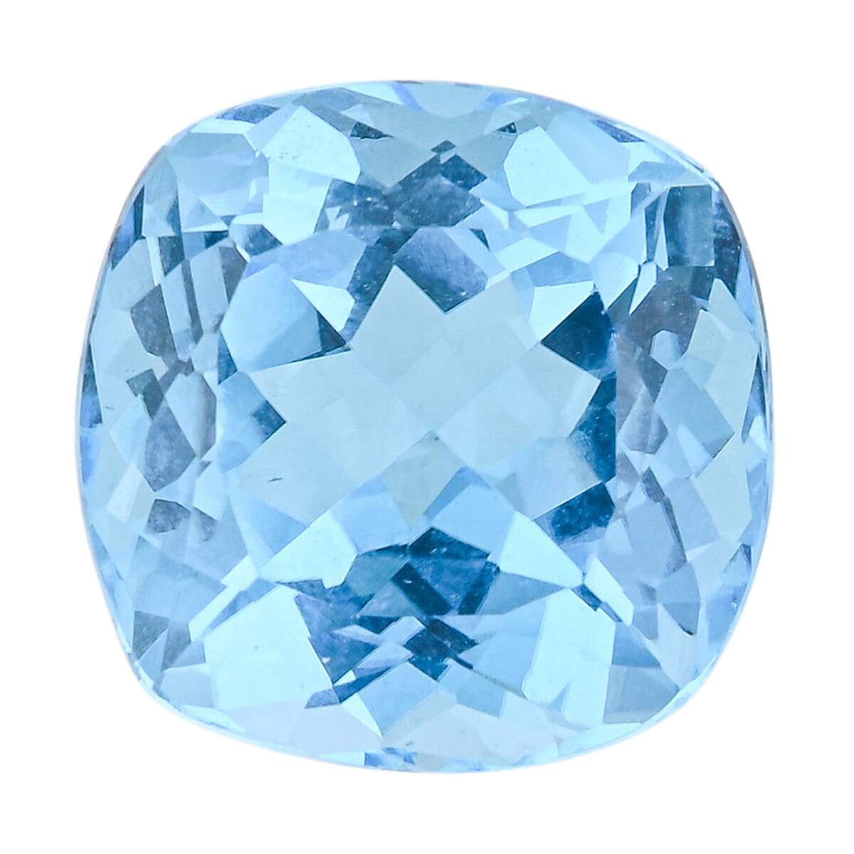 AAAA Twilight Cut Swiss Blue Topaz (Cush 14x12 mm) 8.50 ctw