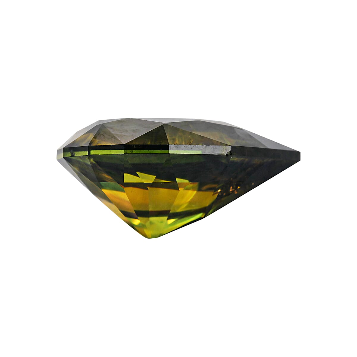 Certified & Appraised AAAA Natural Chrome Sphene (Pear Free Size) 2.00 ctw image number 2