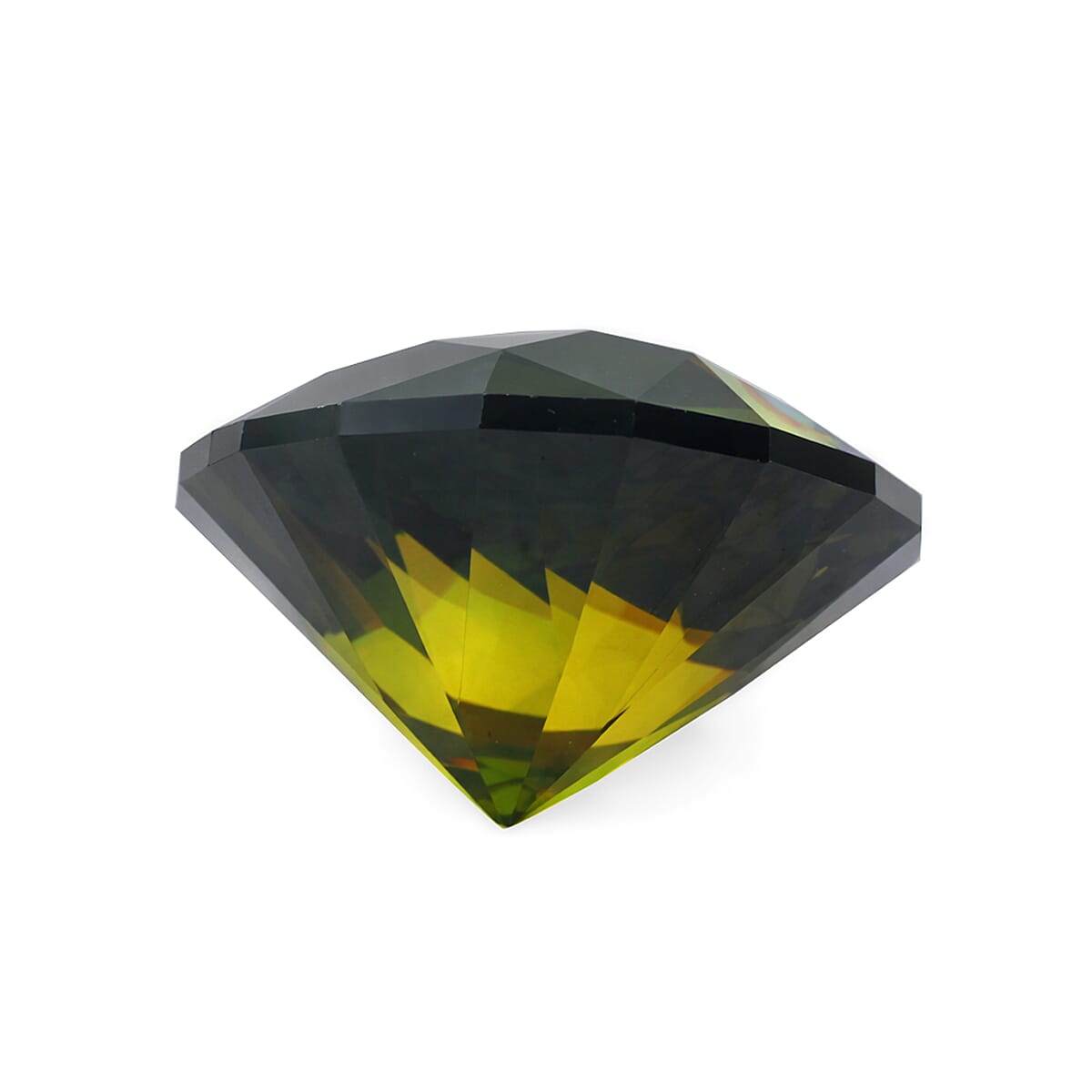 Certified & Appraised AAAA Natural Chrome Sphene (Rnd Free Size) 2.00 ctw image number 2