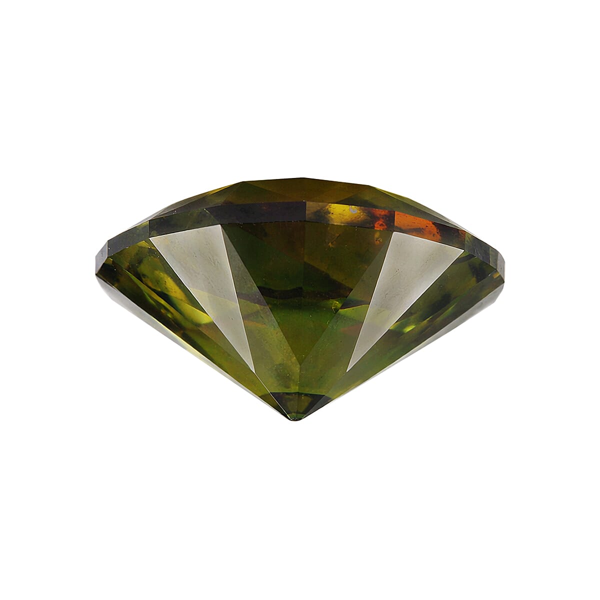 Certified & Appraised AAAA Natural Chrome Sphene (Rnd Free Size) 2.00 ctw image number 3