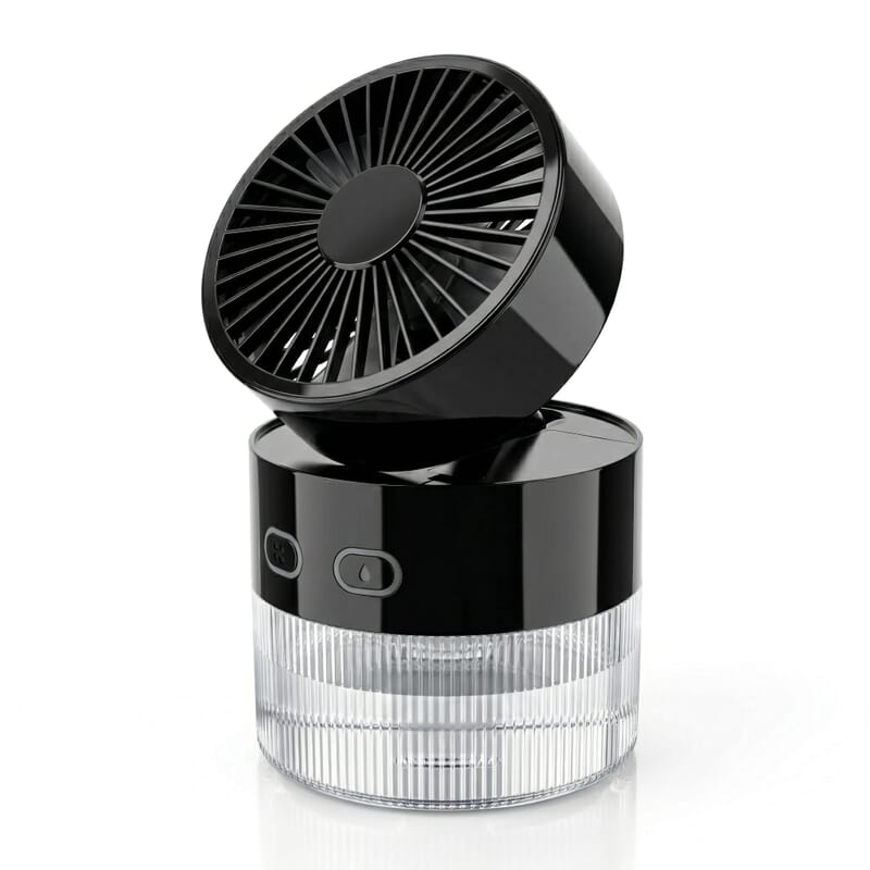 Closeout Nor-tec Desktop Mist Cooling Fan -Black