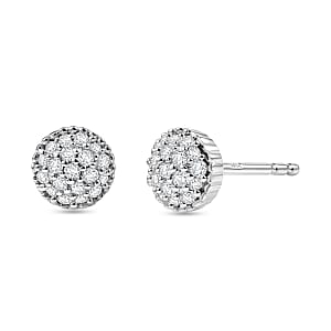 EverTrue Diamond 0.15 ctw Stud Earrings in Platinum Bond