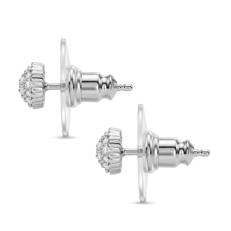 EverTrue Diamond 0.20 ctw Stud Earrings in Platinum Bond