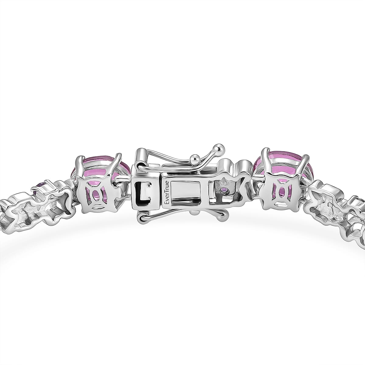 EverTrue African Lilac Quartz, African Amethyst Bracelet in 18K YG Plated and Platinum Bond (8.00 In) 18.00 ctw image number 3