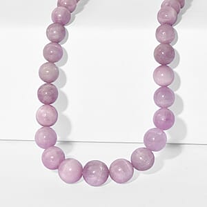 D'Joy Kunzite 340.00 ctw Beaded Necklace (18-20 Inches) in 18K Vermeil Yellow Gold Over Sterling Silver