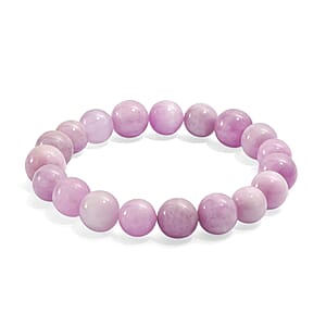 Kunzite 220.00 ctw Beaded Stretch Bracelet