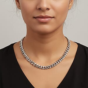 Chain Necklace in Stainless Steel 20 Inches 