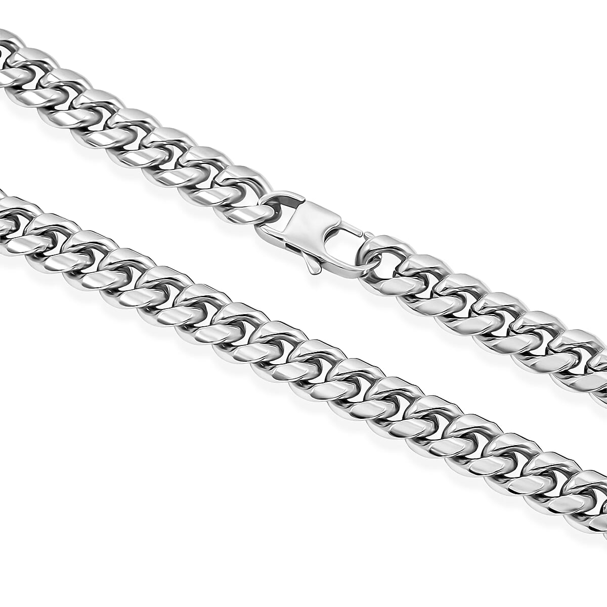 Chain Necklace in Stainless Steel 20 Inches  image number 3