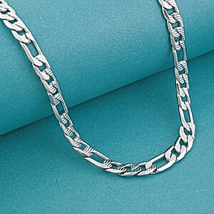 Marine Link Necklace in Stainless Steel 22 Inches 