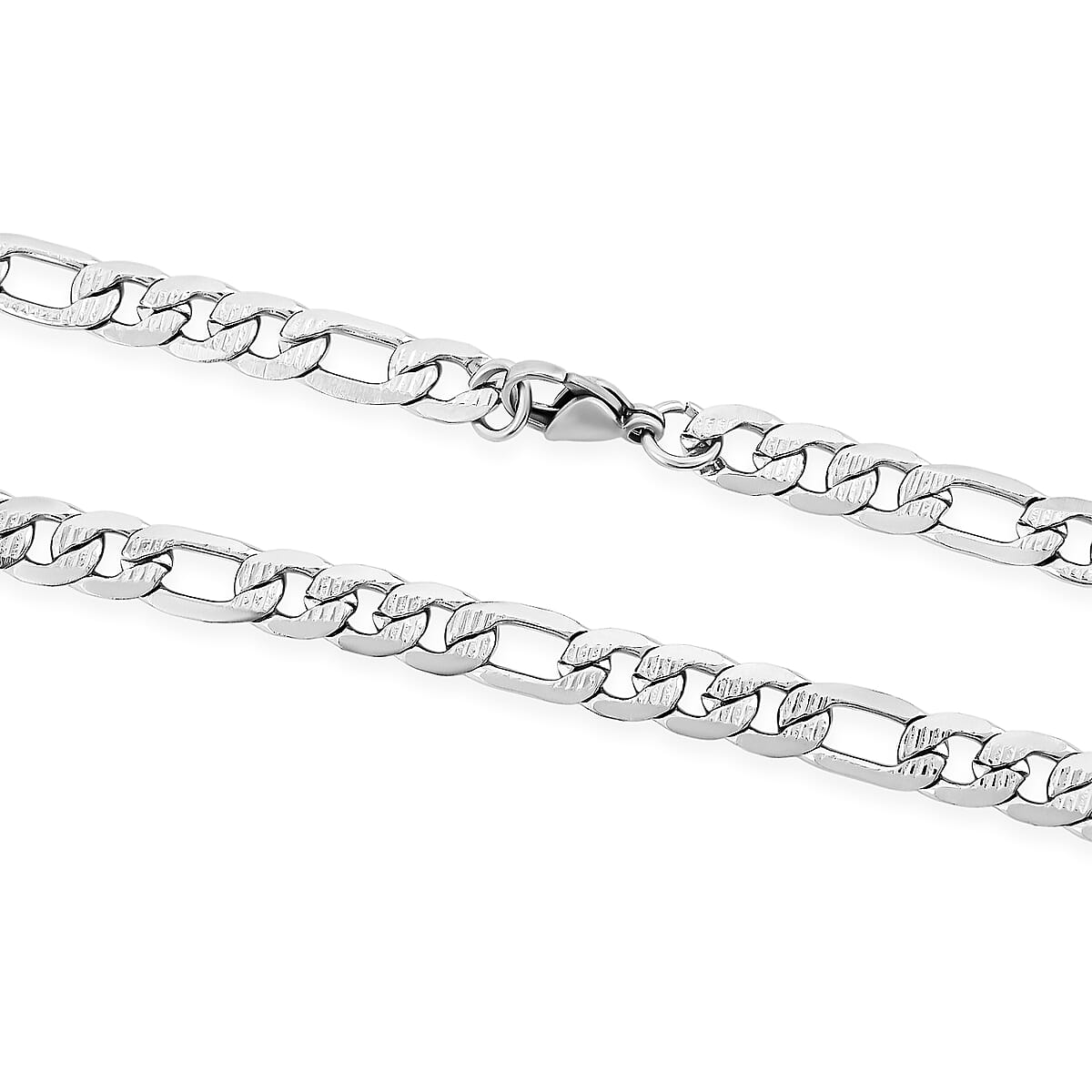 Marine Link Necklace in Stainless Steel 22 Inches  image number 3