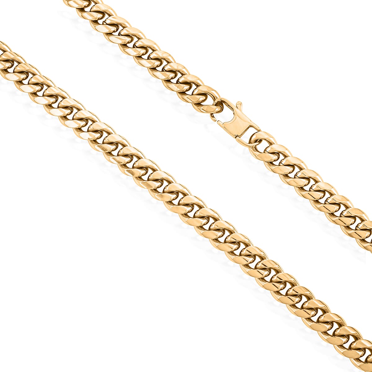 Chain Necklace in ION Plated YG Stainless Steel 24 Inches image number 3
