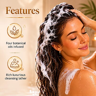 Joyce Giraud Beauty Miracle Elixir Collection Moisture & Shine Shampoo (8oz) Made in US