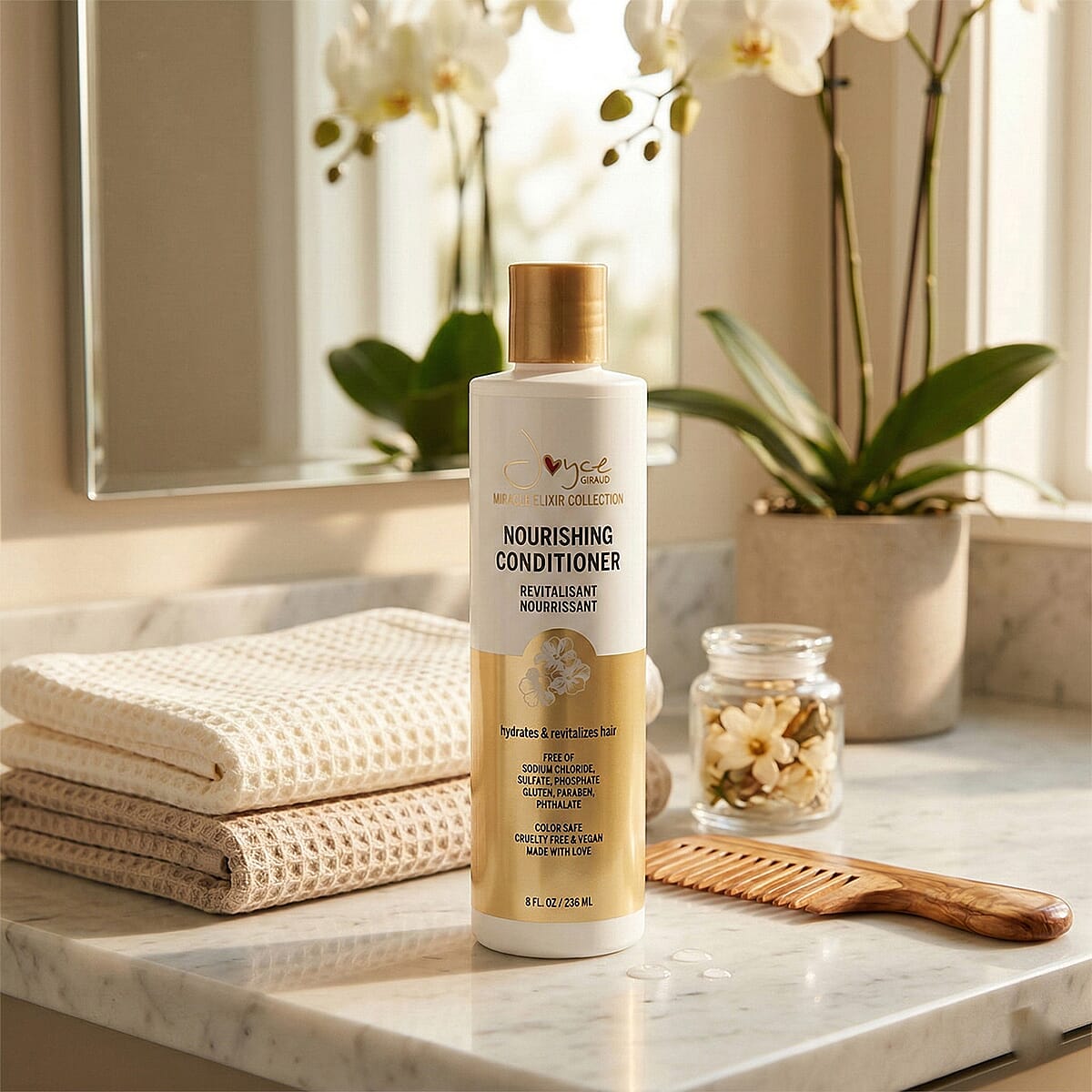 Joyce Giruad Beauty Miracle Elixir Collection Nourishing Conditioner (8oz) Made in US image number 1