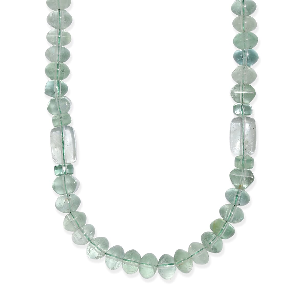 EverTrue Mint Green Fluorite 210.00 ctw Necklace in 18K YG Plated 18 Inches   image number 3