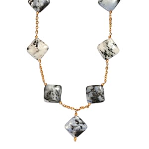 EverTrue Sodalite 205.00 ctw Necklace in ION Plated YG Stainless Steel 24-26In