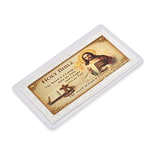 999 Fine Silver Holy Bible - The Word of Gold is Eternal Sheet 500mg