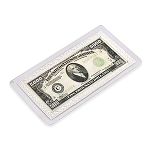 999 Fine Silver American Legacy Currency Tribute Embossed Sheet 500mg