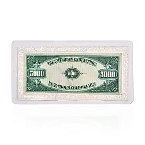 999 Fine Silver American Legacy Currency Tribute Embossed Sheet 500mg