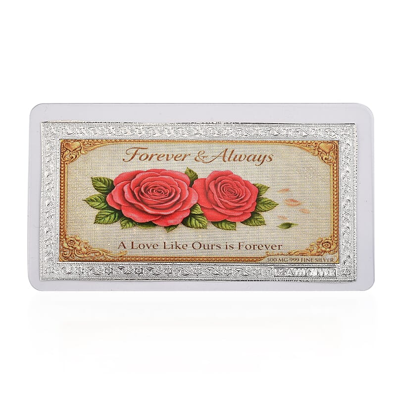 999 Fine Silver Forever & Always - A Love Like Ours is Forever Sheet 500mg