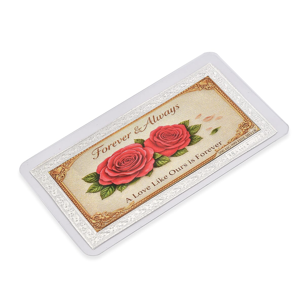 999 Fine Silver Forever & Always - A Love Like Ours is Forever Sheet 500mg image number 1