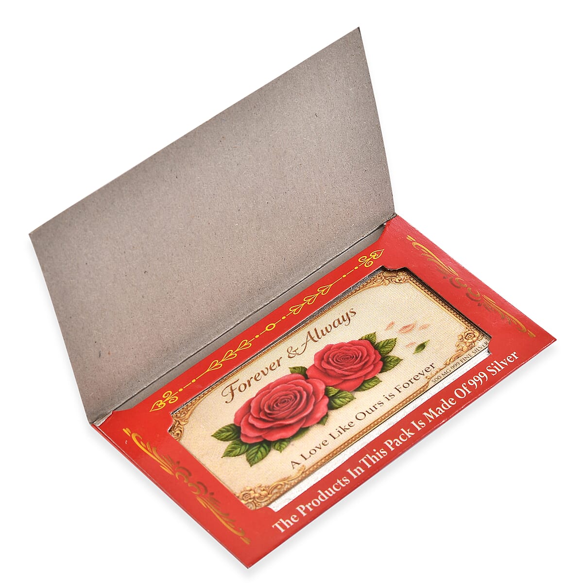 999 Fine Silver Forever & Always - A Love Like Ours is Forever Sheet 500mg image number 4