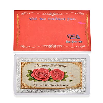 999 Fine Silver Forever & Always - A Love Like Ours is Forever Sheet 500mg