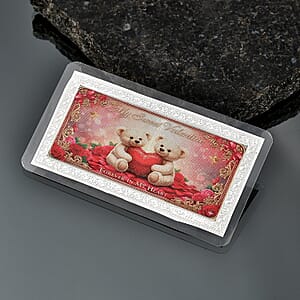 999 Fine Silver My Sweet Valentine - Forever In My Heart Sheet 500mg
