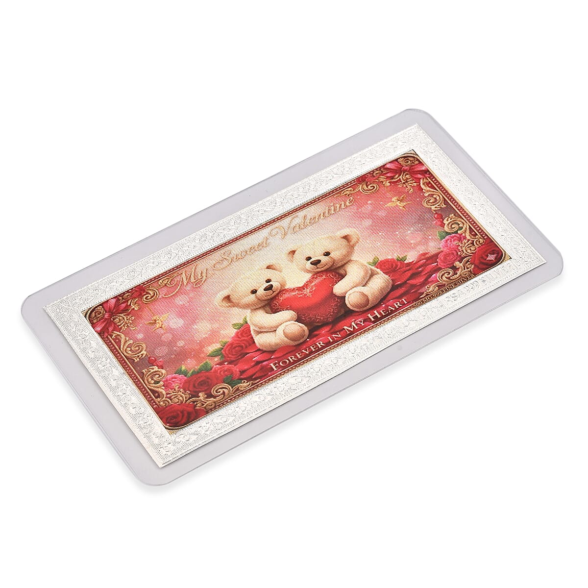 999 Fine Silver My Sweet Valentine - Forever In My Heart Sheet 500mg image number 2