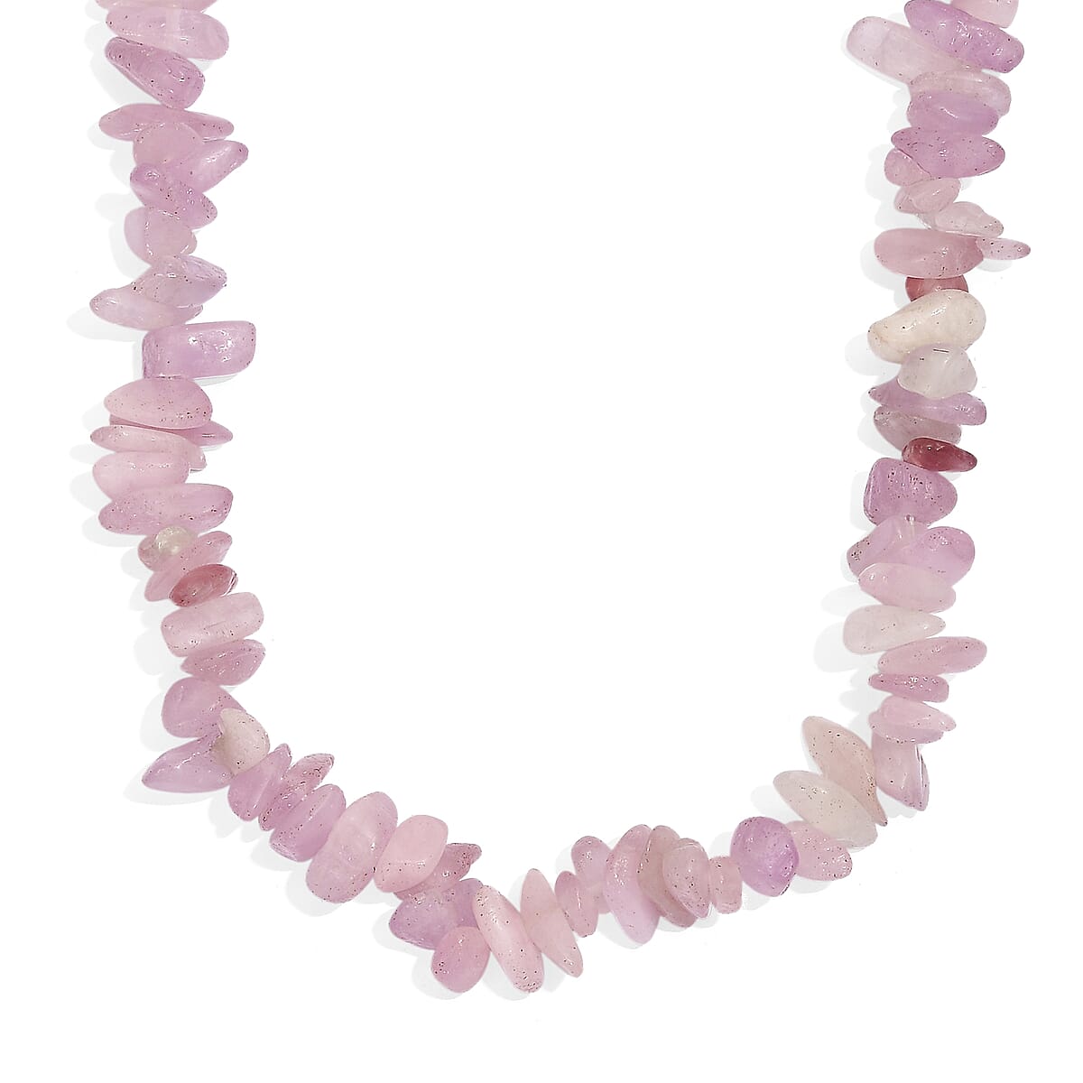 Kunzite 300.00 ctw Chips Necklace (24 Inches) image number 3