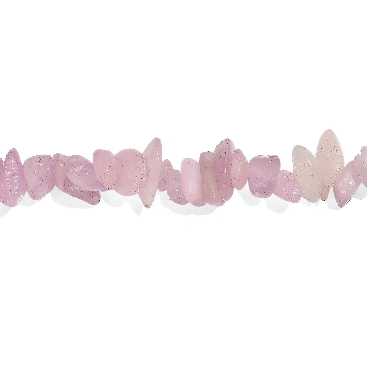 Kunzite 300.00 ctw Chips Necklace (24 Inches)