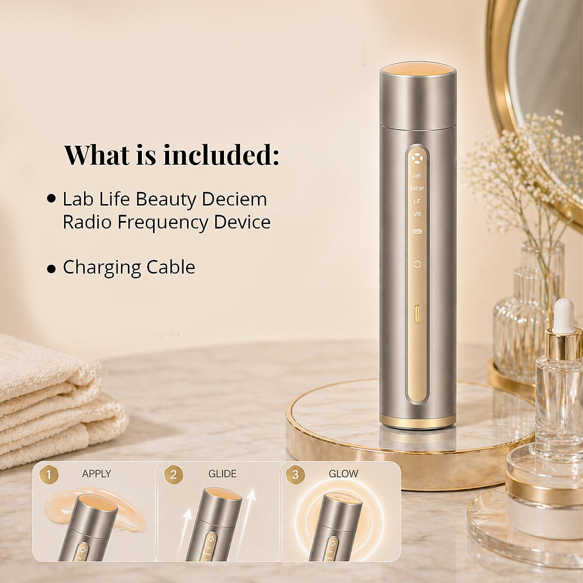 LAB Deciem Biodermal De-Ageing 10 Pole RF Face Lifting Device (Lifetime Warranty) LIF, VR, & MFIP Technology image number 4