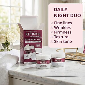 Retinol Vitamin Enriched Day & Night Duo (2x 1oz) Made in US