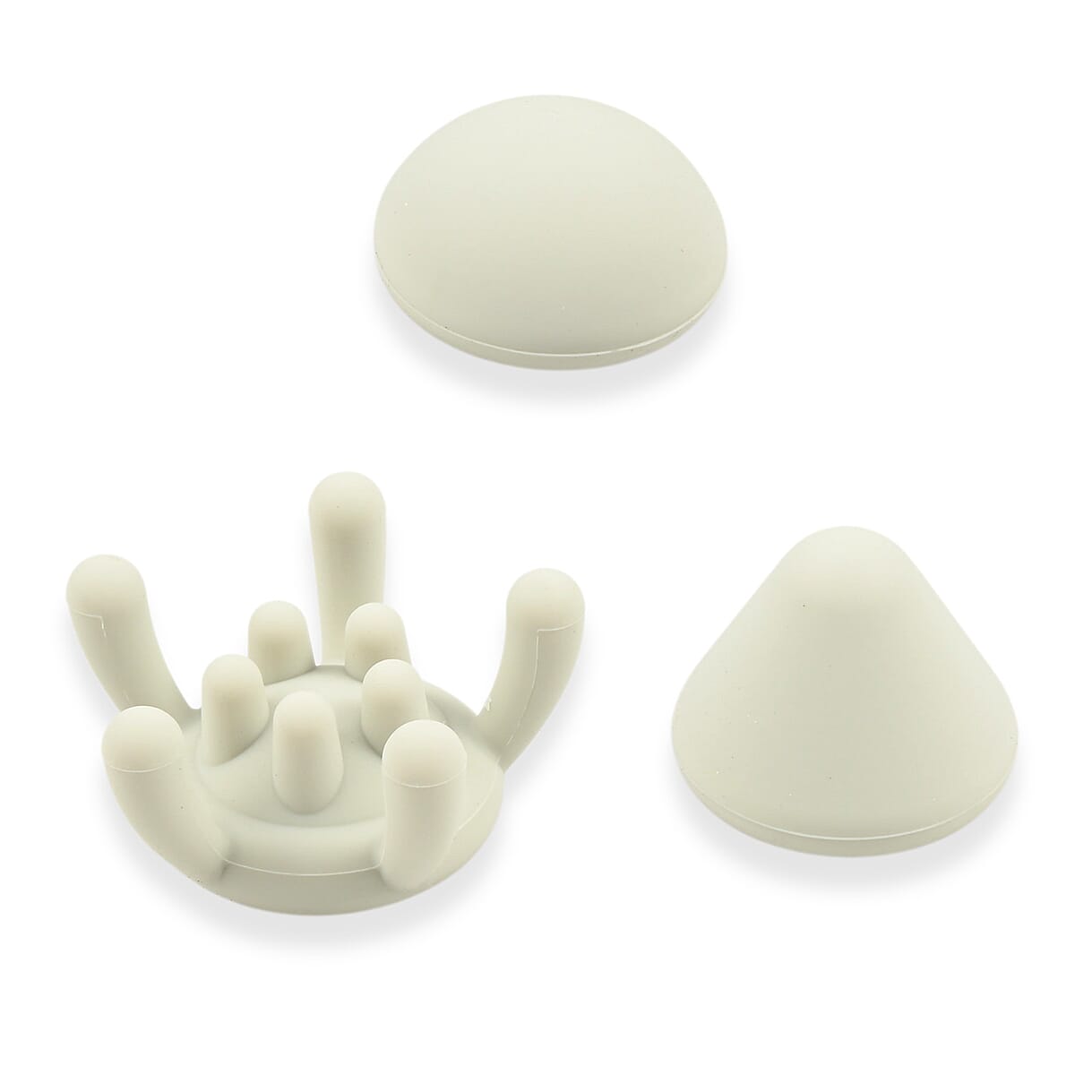 Closeout Mini Massager with 3 Massage Heads -Black image number 4