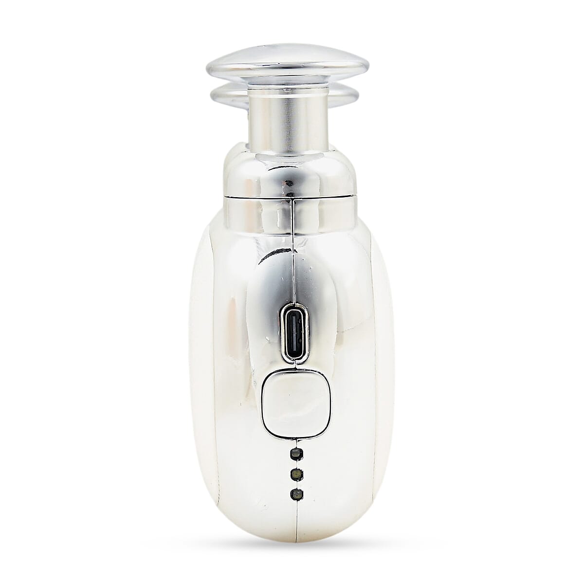 Closeout Mini Massager with 3 Massage Heads -White image number 8