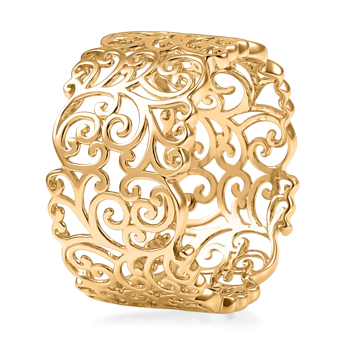 Luxoro Fillegree Ring in 10K Yellow Gold (Size 10.0) 3.0 Grams image number 3