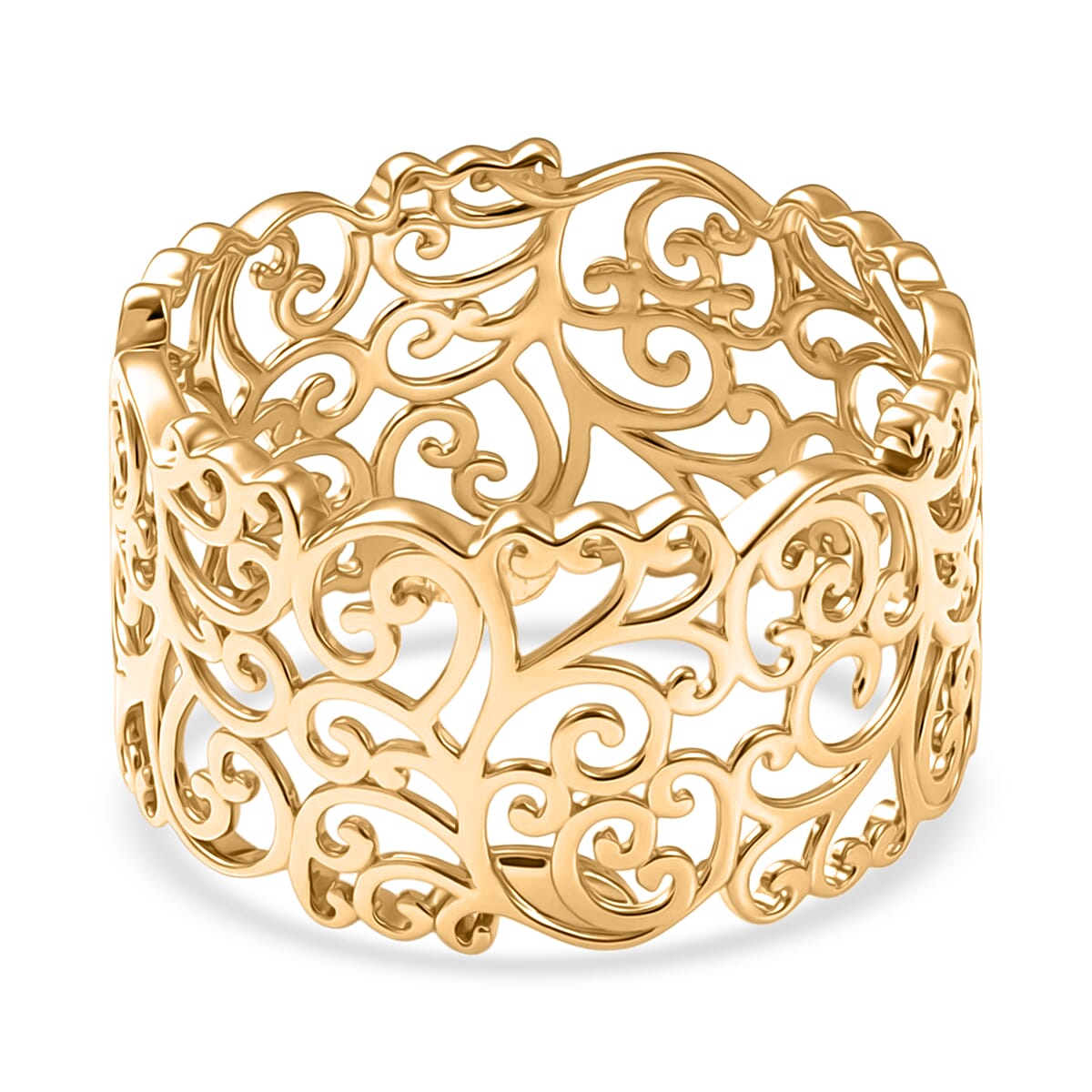 Luxoro Fillegree Ring in 10K Yellow Gold (Size 10.0) 3.0 Grams image number 4