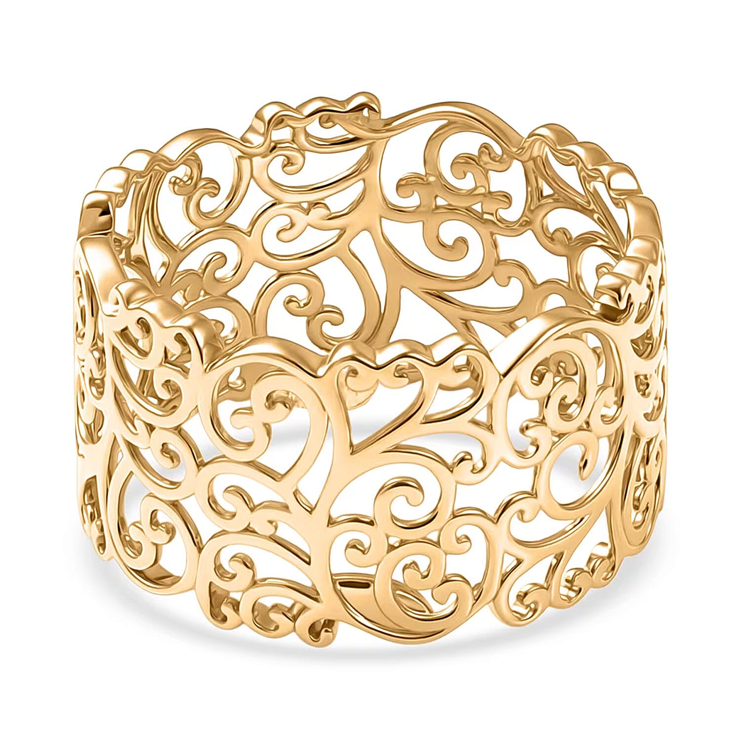 Luxoro Fillegree Ring in 10K Yellow Gold (Size 10.0) 3.0 Grams