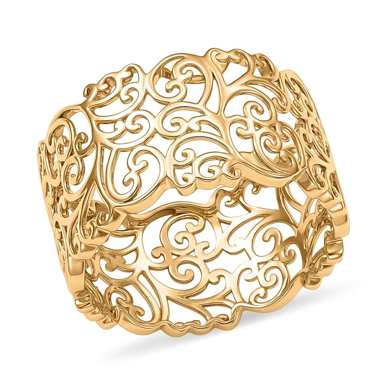 Luxoro 10K Yellow Gold Fillegree Ring (Size 10.0) (3.0 g)