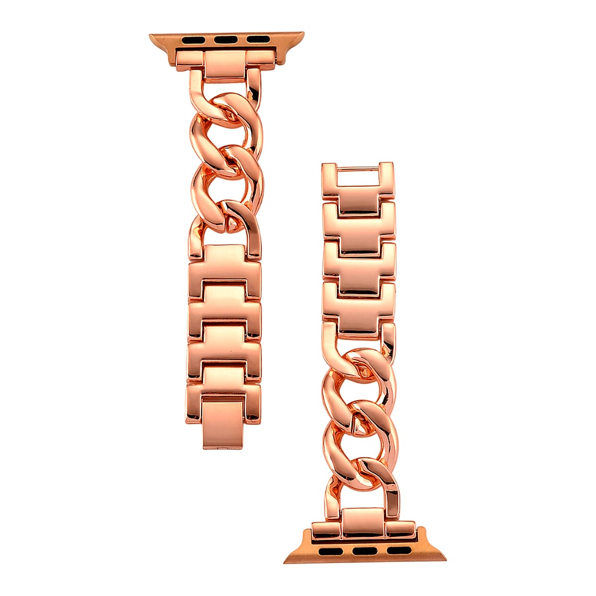 Apple Connector Watch Strap in Stainless Steel, Rosetone (Compatible Sizes 42mm/44mm/45mm/46mm/49mm) image number 4
