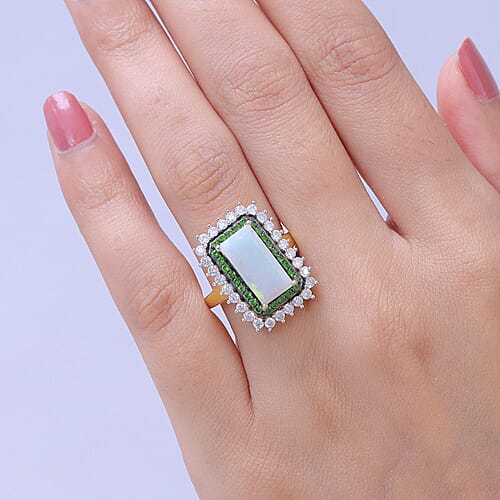 Ethiopian Welo Opal & Chrome Diopside / 10 - Product card gallery slide 3 (10178476704057)