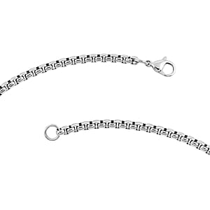 Scissor Pendant Necklace in Stainless Steel 22 Inches 