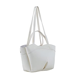 Passage Cream Everyday Tote Bag