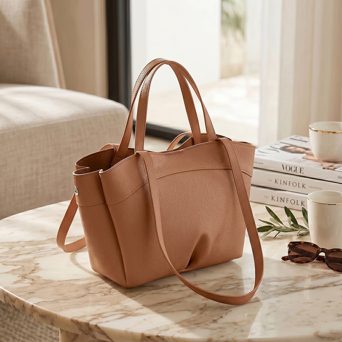 Passage Camel Everyday Tote Bag image number 1
