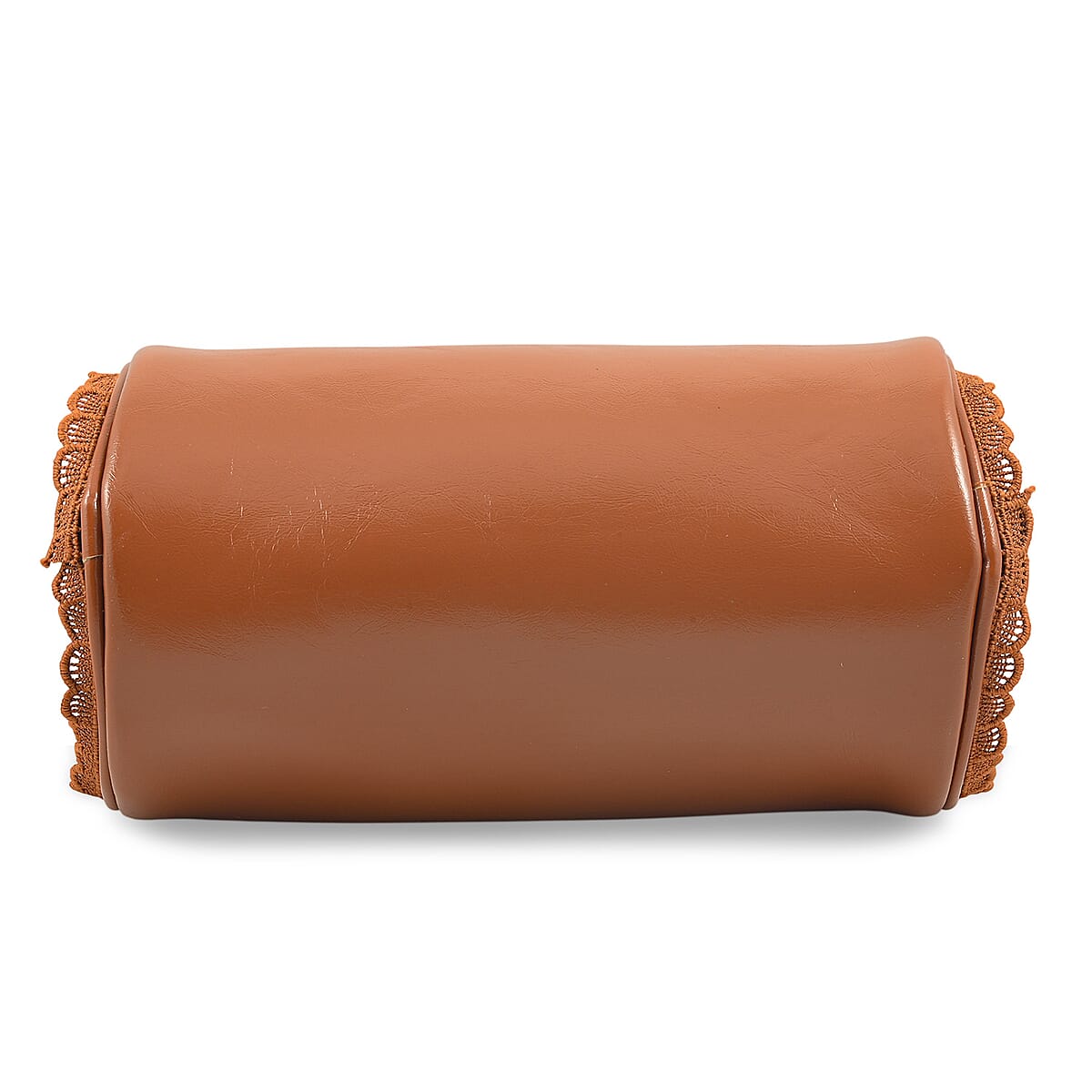 Passage Camel Faux Leather Round Crossbody Bag image number 2