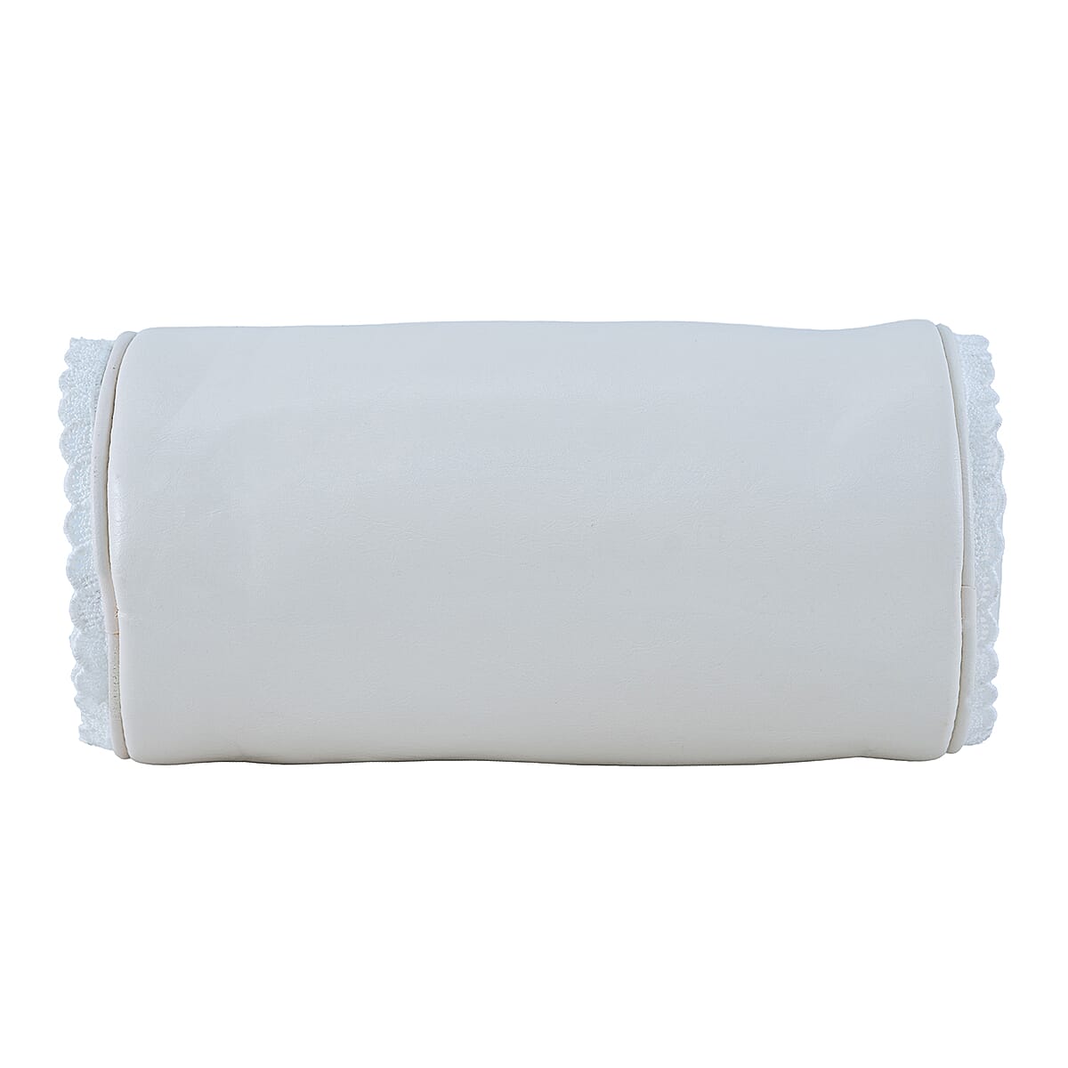 Passage Cream Faux Leather Round Crossbody Bag image number 6