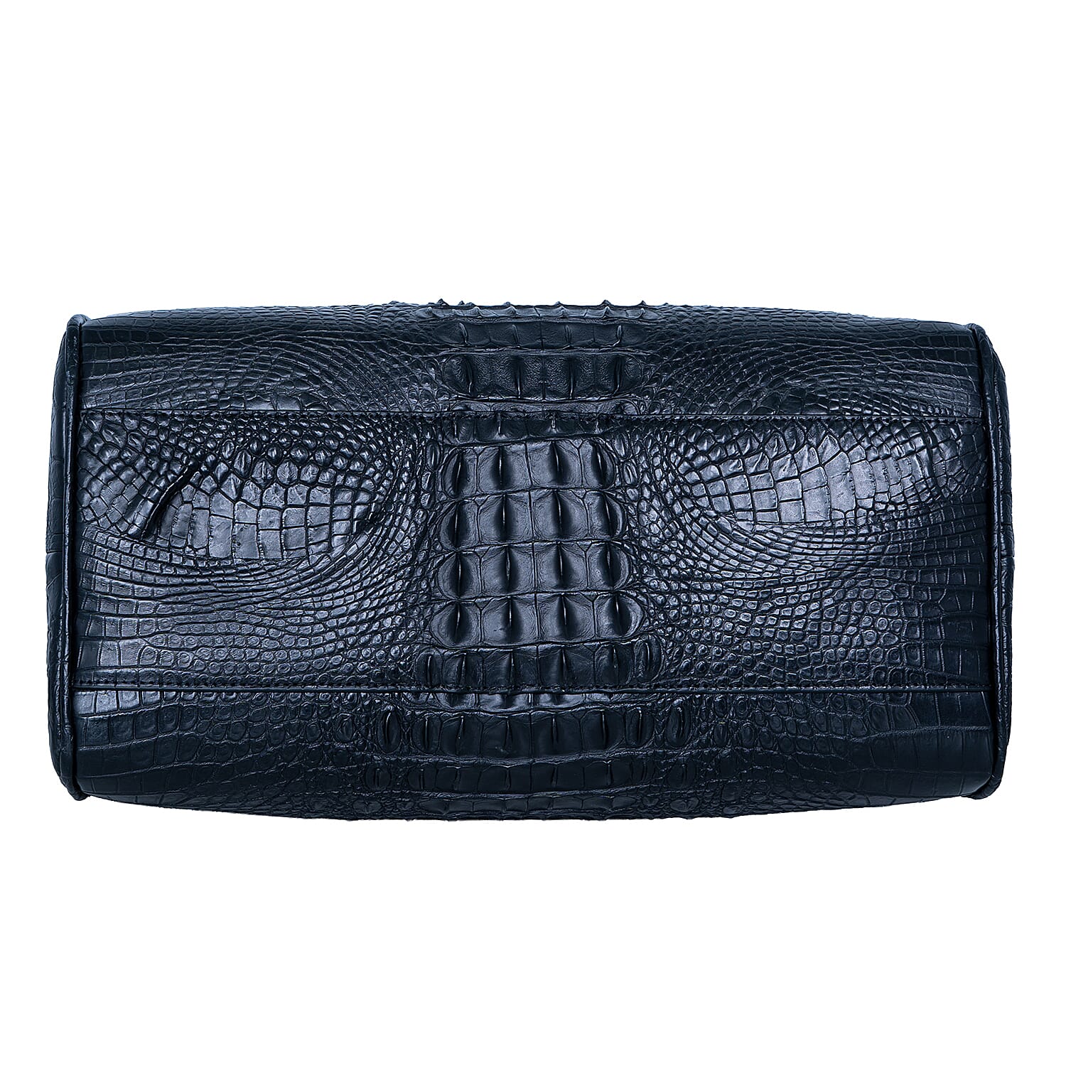 The Grand Pelle Black Crocodile Genuine Leather Doctor Bag
