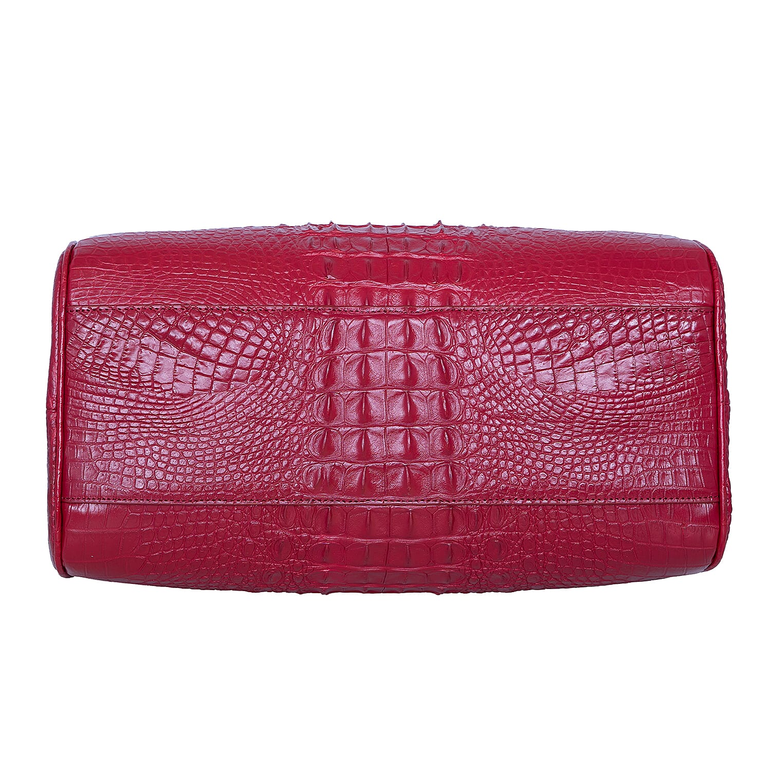 The Grand Pelle Red Crocodile Genuine Leather Doctor Bag