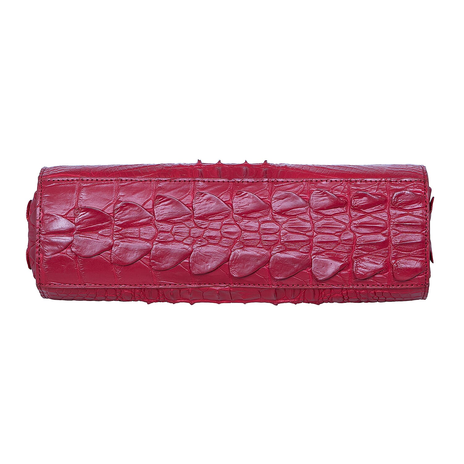 The Grand Pelle Red Crocodile Crocodile Genuine Leather Crossbody Bag