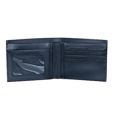 Closeout The Grand Pelle Black Crocodile Genuine Leather Wallet